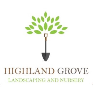 Highland Grove Landscaping And Farm Logo