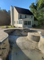 Almost done custom pool and pool room addition